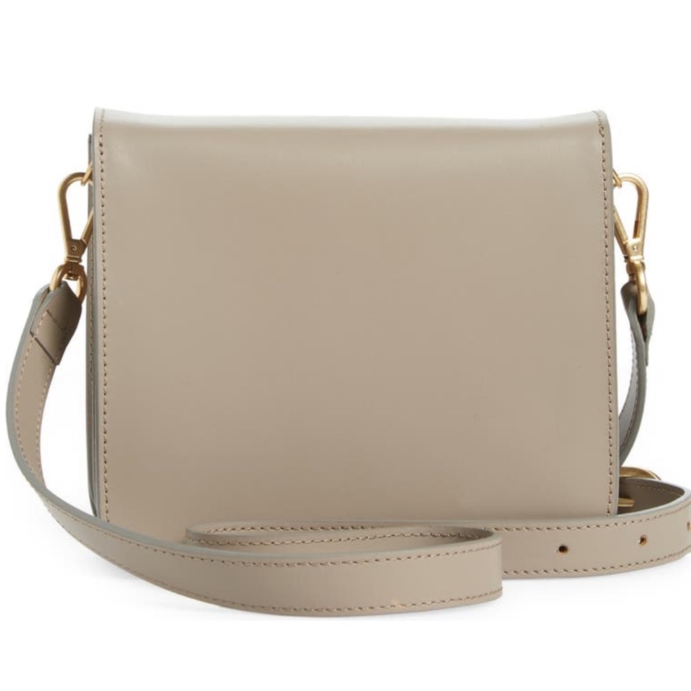 🔥🔥🔥NEW Frame Le Signature Mini Gray Leather Chain Crossbody Bag - Picture 9 of 15